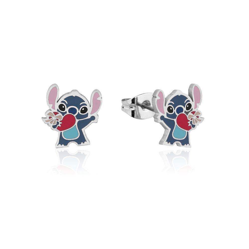 Disney-Couture-Kingdom-Stainless-Steel-Lilo-Stitch-Enamel-stud-earrings-SPE182