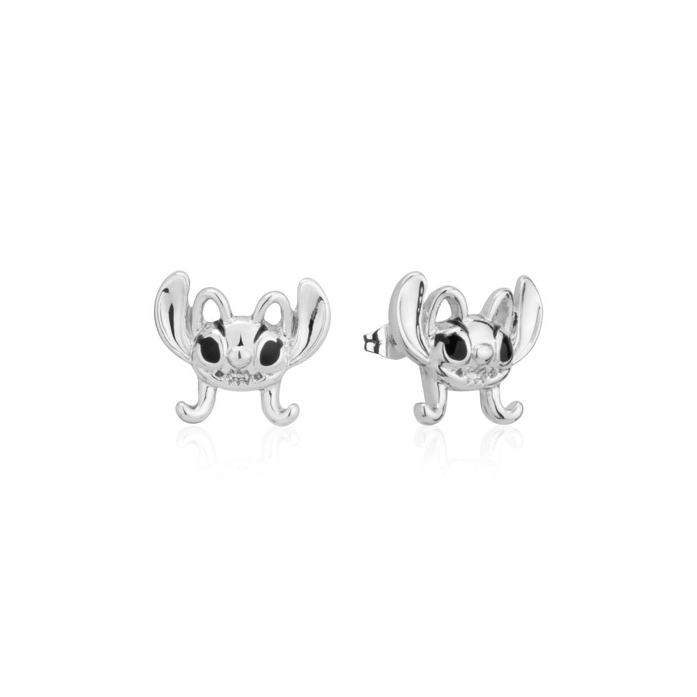 Disney-lilo-stitch-angel-white-gold-stud-earrings-couture-kingdom-DSE1134