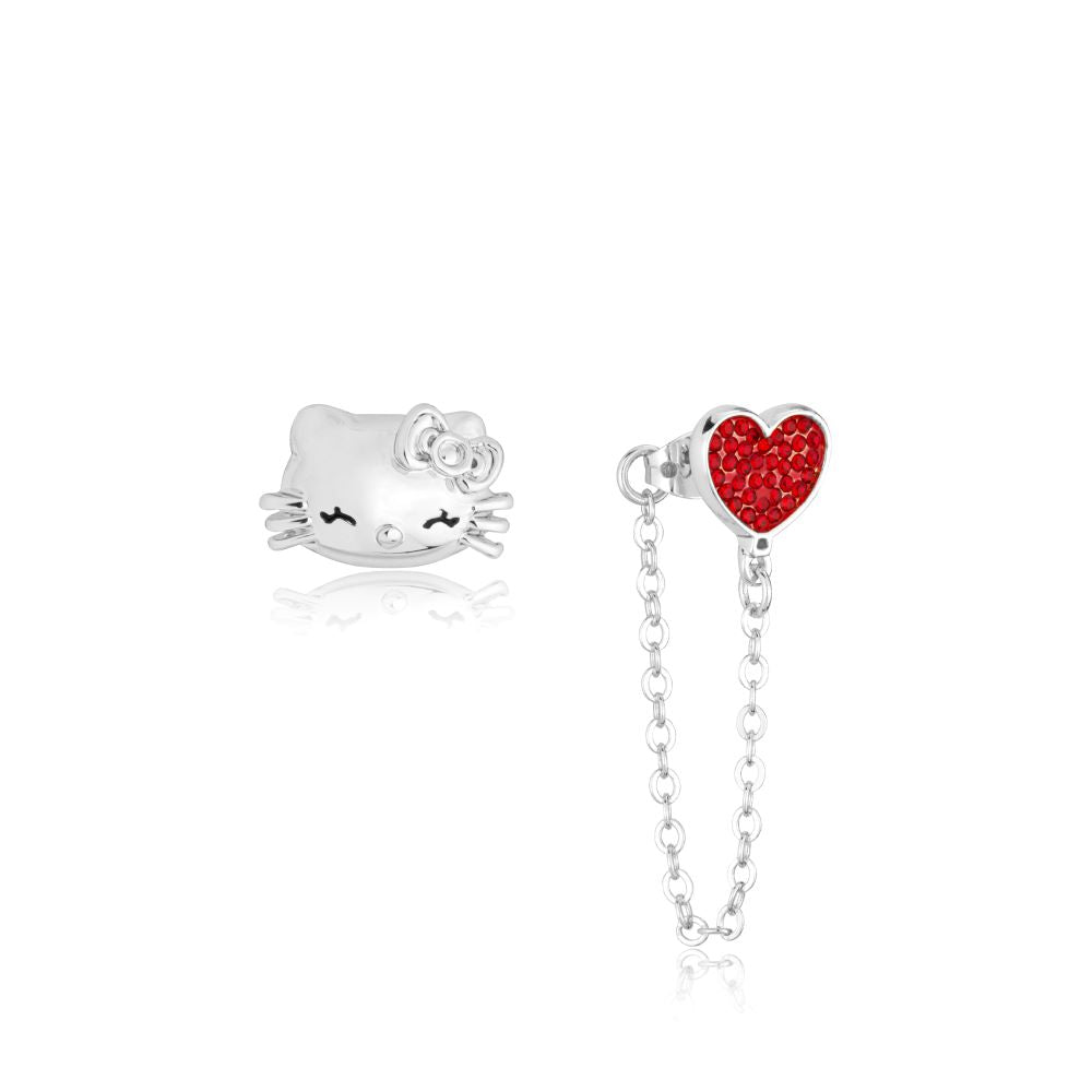 Sanrio-Hello-Kitty-Crystal-Heart-Stud-Earrings-Jewellery-Couture-Kingdom-HCE001