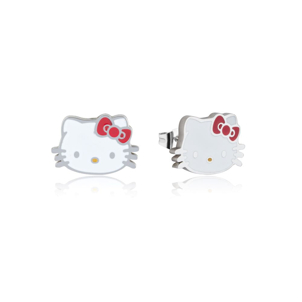 Sanrio-Hello-Kitty-Enamel-Stud-Earrings-Stainles-Steel-Couture-Kingdom-HE001