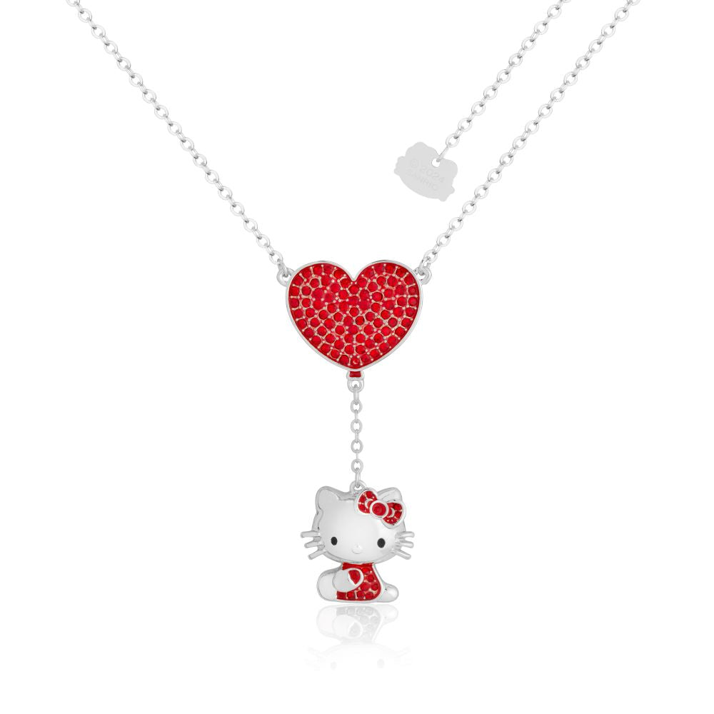 Sanrio Hello Kitty Crystal Heart Necklace