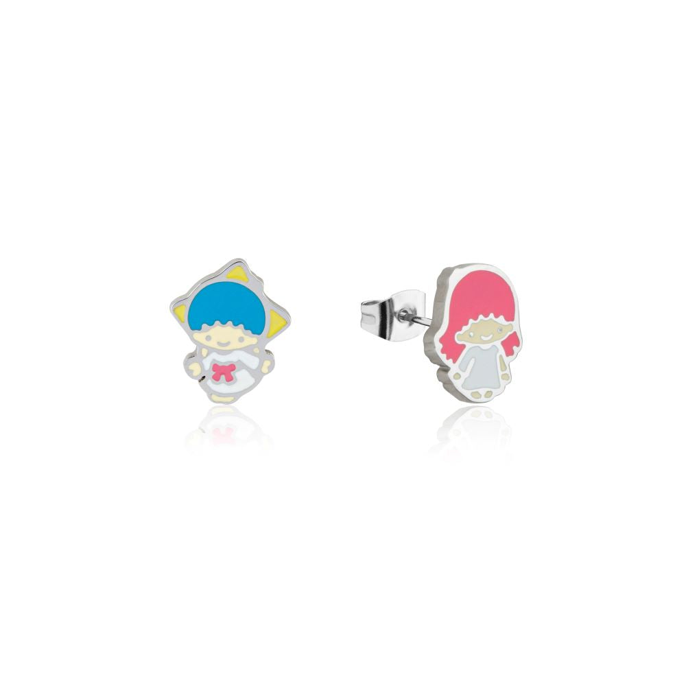 Sanrio-Hello-Kitty-Friends-Little-Twin-Stars-Enamel-Stud-Earrings-Stainles-Steel-Couture-Kingdom-HE006