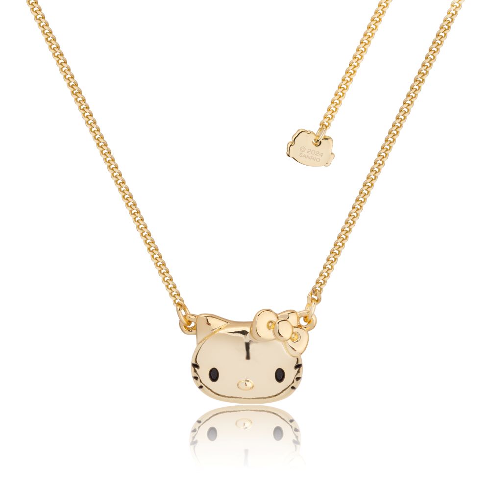 Sanrio-Hello-Kitty-Necklace-Yellow-Gold-Jewellery-Couture-Kingdom-HCN002