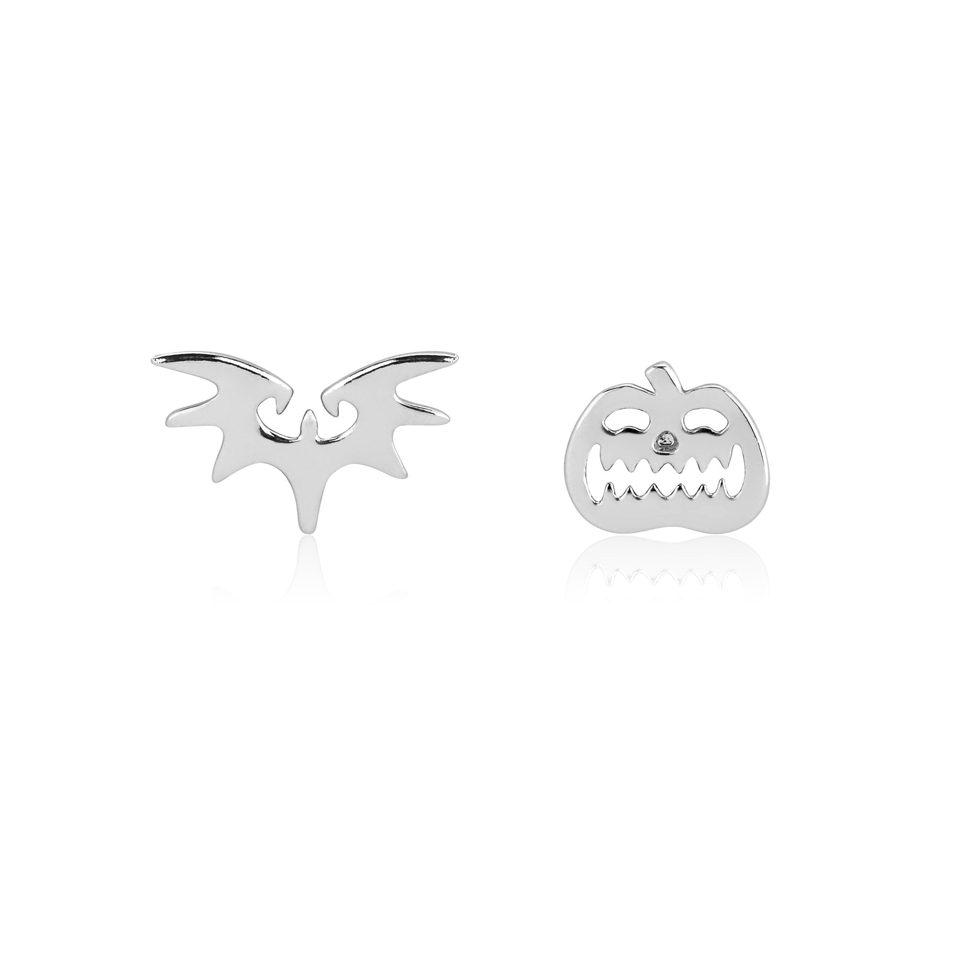 Disney The Nightmare Before Christmas Pumpkin and Bat Mix-Match Stud Earrings