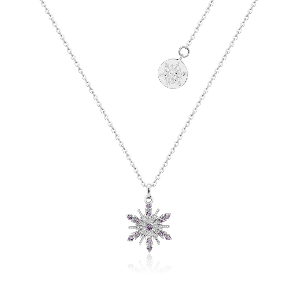 Disney-Frozen-Elsa-Crystal-Snowflake-necklace-Sterling-silver-Couture-Kingdom-licensed-jewellery-SSDFN014