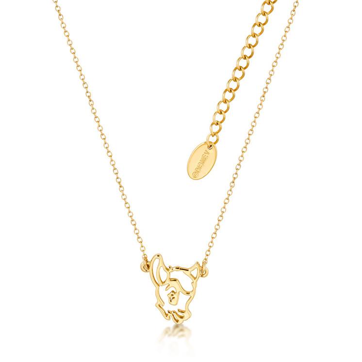 Disney-Kids-Jewellery-Bambi-Necklace-Yellow-Gold-Couture-Kingdom-DJN0578