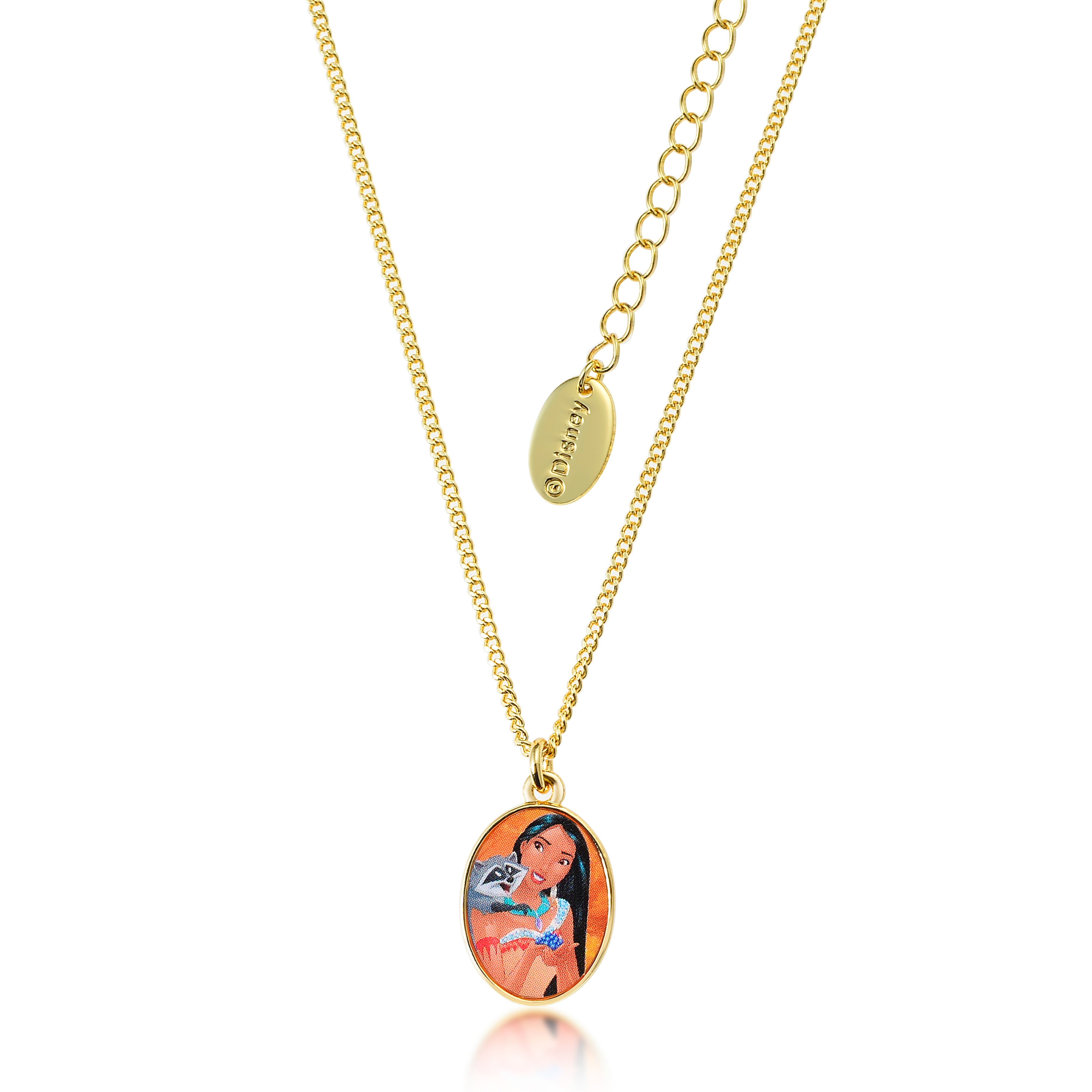 Disney-Princess-Pocahontas-Kids-Yellow-Gold-necklace-Couture-Kingdom-DJN346