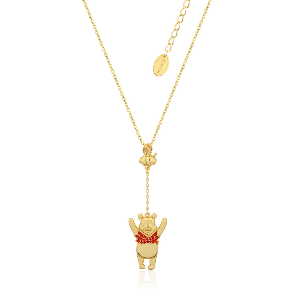 Disney_Couture_Kingdom_Winnie_Pooh_Honey_Bee_Necklace_Yellow_Gold_DYN1083