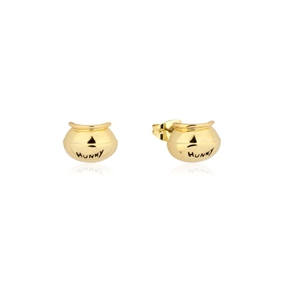 Disney_Couture_Kingdom_Winnie_Pooh_Honey_Pot_Yellow_Gold_Stud_Earrings_DYE1083