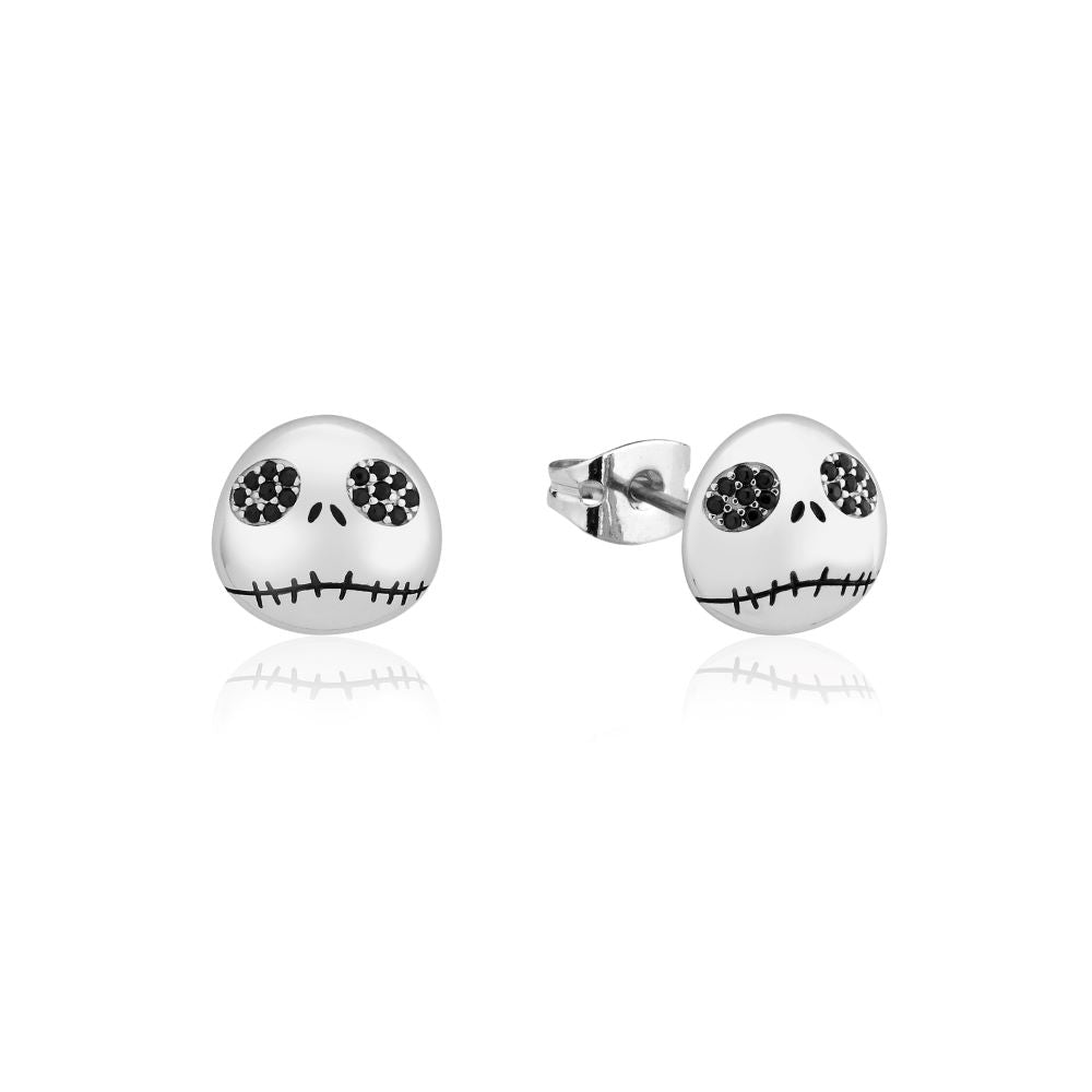 Disney_Nightmare_Before_Christmas_Jack_Skellington_Sterling_Silver_Stud_Earrings_Couture_Kingdom_SSDE074