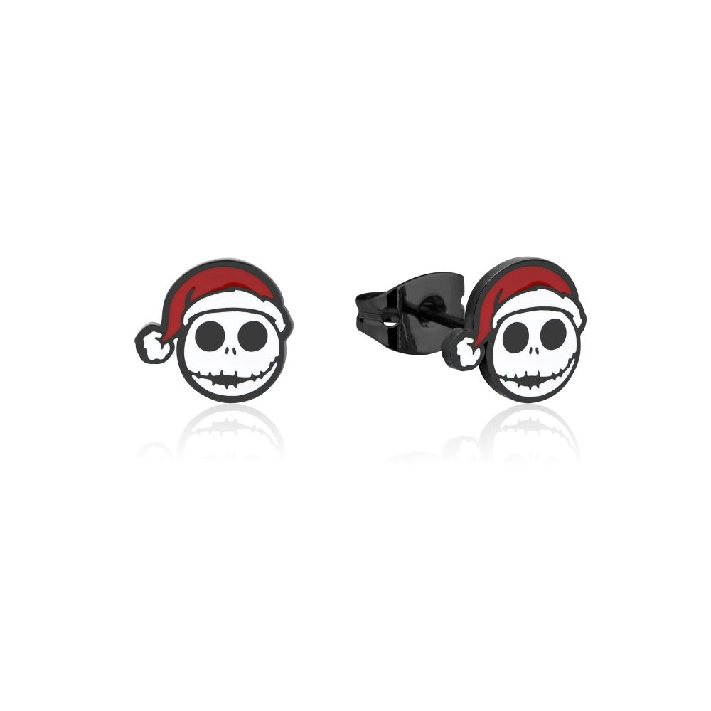 Disney_Nightmare_Before_Christmas_Jack_Skellington_Stud_Earrings_Stainless_Steel_Couture_Kingdom_SPE170