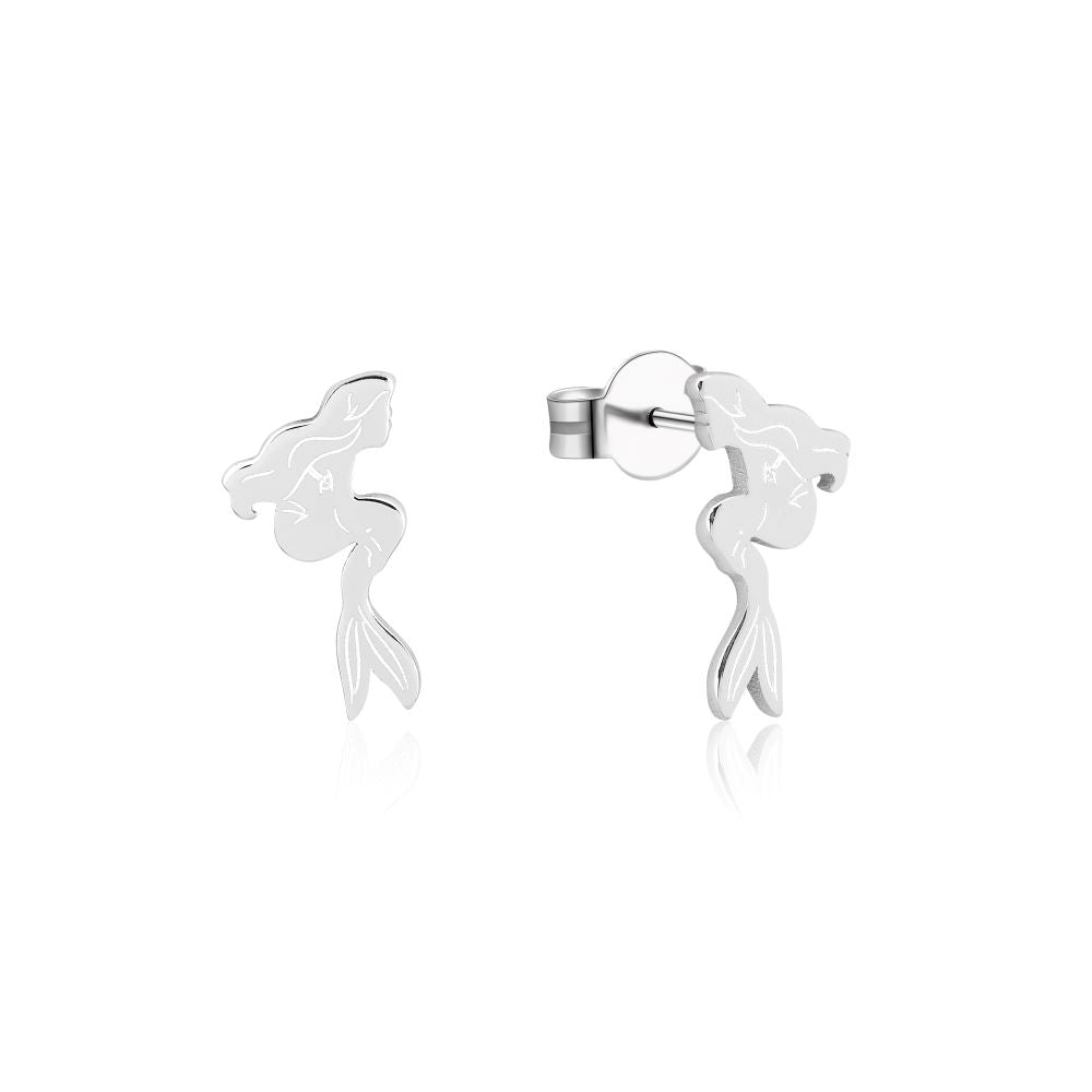 Disney_Princess_Ariel_Little_Mermaid_Sterling_Silver_Stud_Earrings_Couture_Kingdom_SSDE030