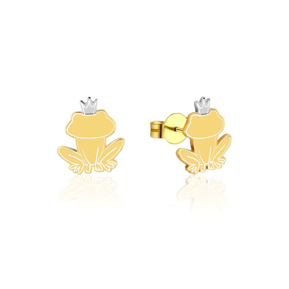 Disney_Princess_Frog_Naveen_Two_Tone_Sterling_Silver_Stud_Earrings_Couture_Kingdom_SSDE064